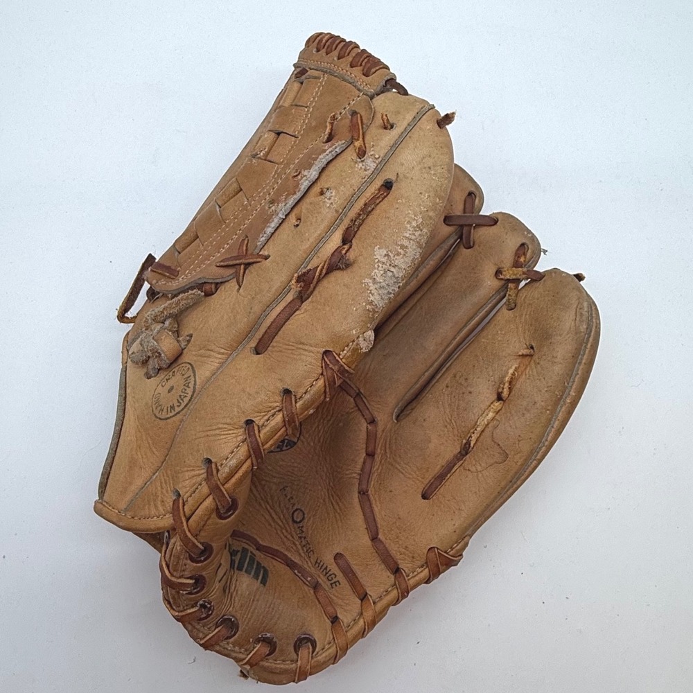 Vintage Franklin 1167 Lou Brock Signature Baseball Glove Hand Crafted Japan WORN